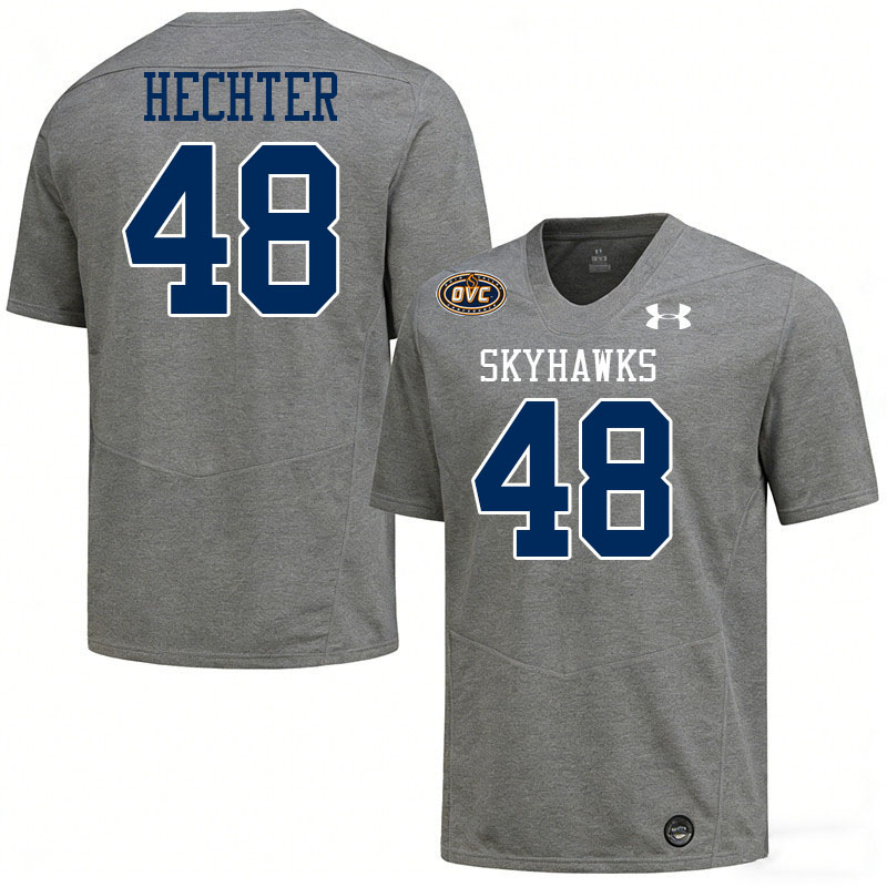 UT Martin Skyhawks #48 Cade Hechter College Football Jerseys,Uniforms-Grey